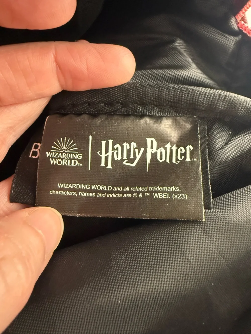 Bioworld Harry Potter Mini Backpack Hogwarts Red Plaid Straps - Picture 6 of 12